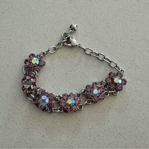Adjustable Floral Bracelet